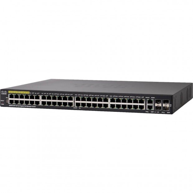 szi akci! Cisco SG350-52P-K9 Gigabit POE+ switch szmlval, garanci