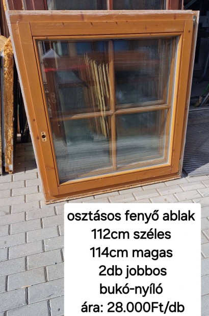 Osztsos feny ablak 112*114