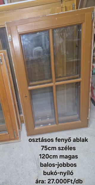 Osztsos feny ablak 75*120