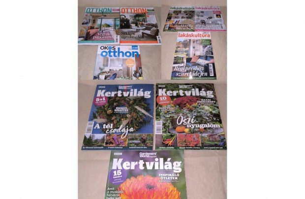 Otthon, Lakáskultúra, Kertvilág magazin csomagok