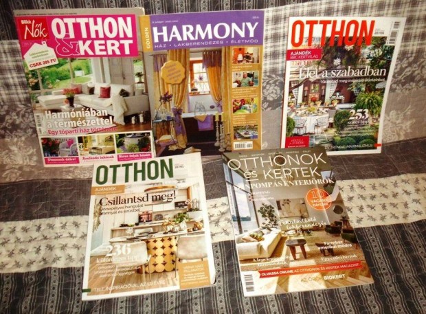 Otthoni magazinok 5 db