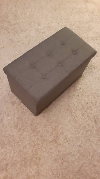 Ottom�n t�rol� puff , sz�rke.