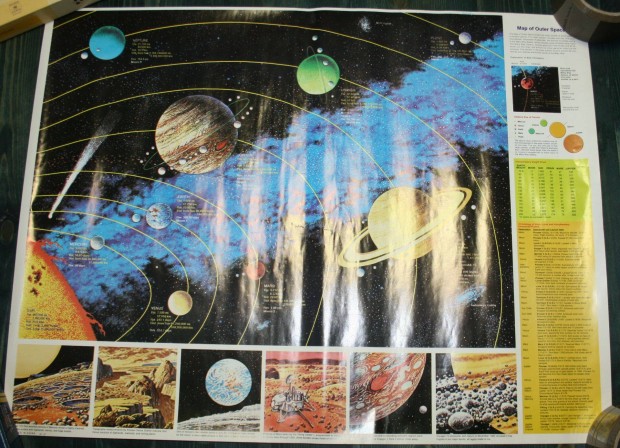 Outer Space plakt 58 x 44 cm