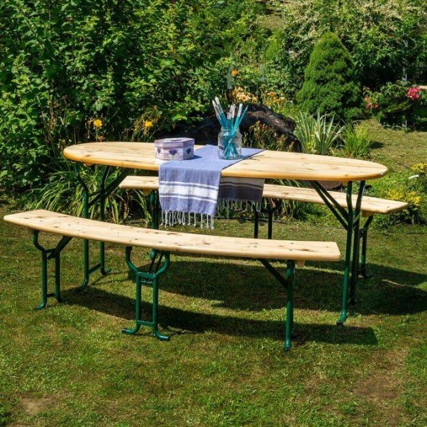 Ovális luxi sörpad szett