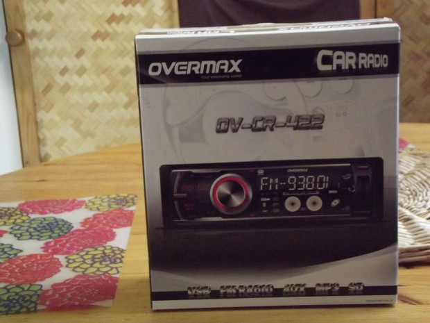 Overmax autórádió CD lejátszóval