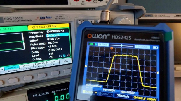 Owon HDS kzi 2ch szkp (250MS/s real), jelgen, 4.5dig multimter