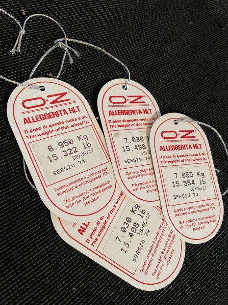 Oz alleggerita 5x100 r17 ultra knny versenyfelni