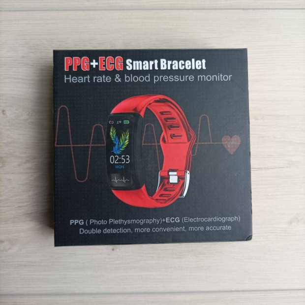 P12 Smart Bracelet aktivitsmr PPG+ECG Android / Apple magyar app