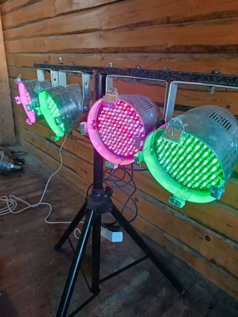 PAR56, LED DMX, disco lmpa, reflektor DMX fnytechnika