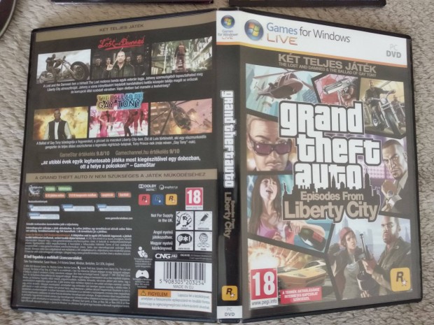 PC Grand Theft Auto (GTA) Episodes from Liberty City Magyar kiads