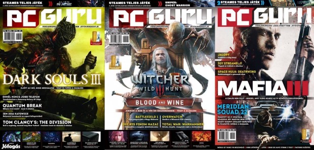 PC Guru Magazin 3 db egyben elad