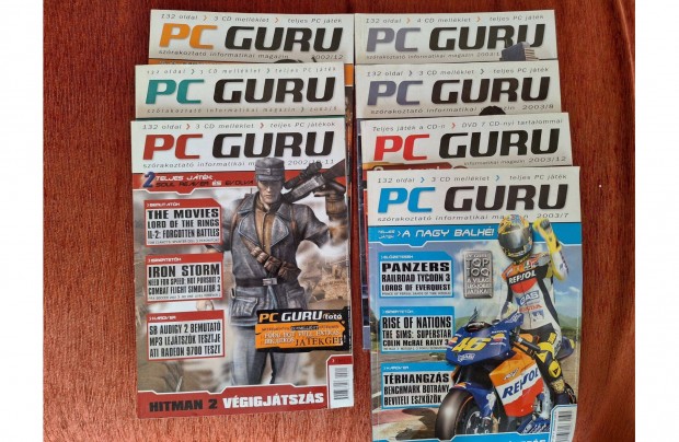 PC Guru magazinok 2002 - 2003