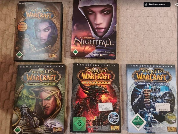 PC Jtk World Of Warcraft sorozat(bvtett kiadsok)+Nightfall