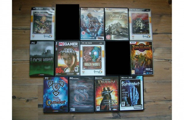 PC Jtkok Tomb Raider Broken Sword Fallout Camelot Torchlight