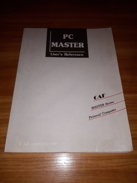 PC Master User's Reference - CAF Computer Corp knyv