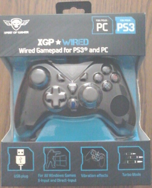 PC,Ps 3 (Új)kontroller (Spirit of Gamer Xgp)eladó.(nem postázom)