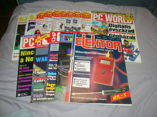PC / Computer magazin - Computer Active, Chip, PC World stb. 1992-2001