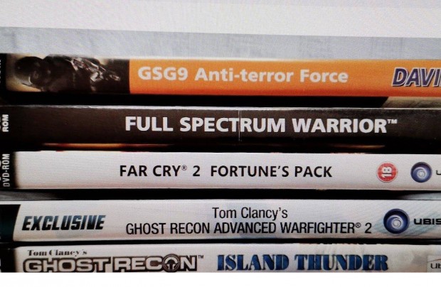 PC - játékok : PC CD-ROM, PC DVD-ROM Csomag 5 db