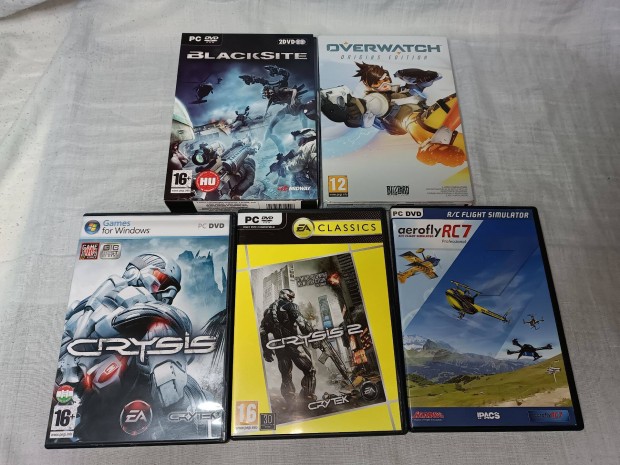 PC jtkok - Crysis 1, Crysis 2, Blacksite, Overwatch, R/C Flight Sim