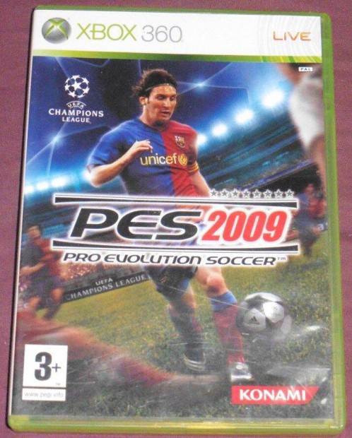 PES 2009 (Pro Evolution Soccer 2009) Gyri Xbox 360 Jtk akr flron