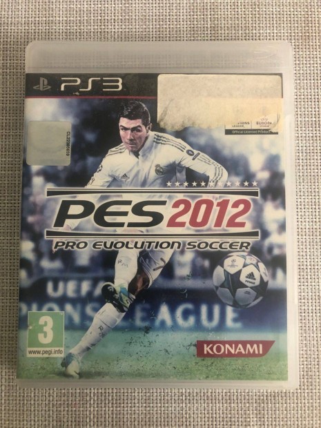PES 2012 Pro Evolution Soccer Ps3 Playstation 3 jtk