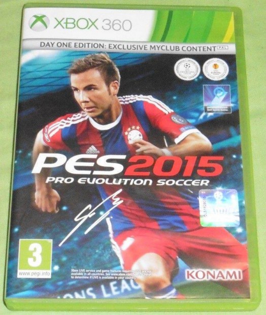 PES 2015 (Pro Evolution Soccer 2015) Gyri Xbox 360 Jtk akr flron