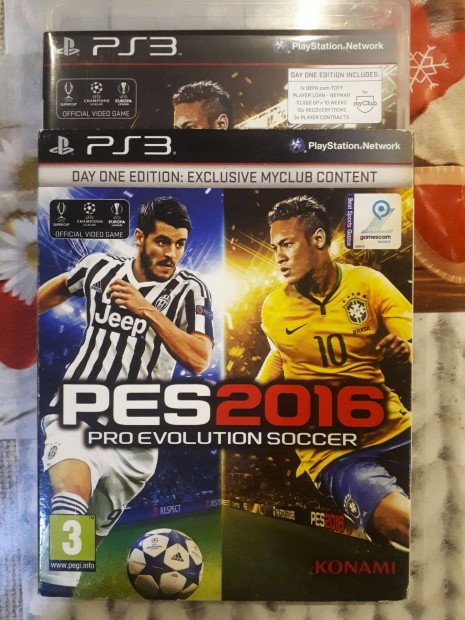 PES 2016 ps3 jtk,elad,csere is