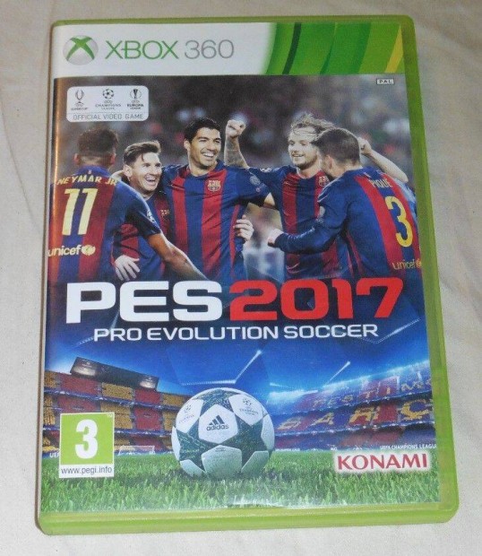 PES 2017 (Pro Evolution Soccer 2017) Gyri Xbox 360 Jtk akr flron