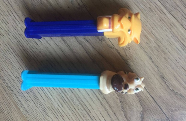 PEZ cukorka tartó adagolók Ice Age 2 db Motkány és Diego Jégkorszak