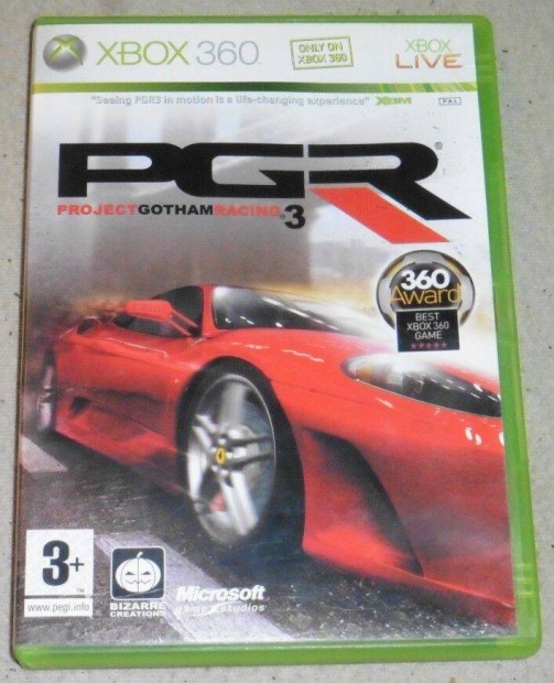 PGR 3. (Project Gotham Racing 3.) Gyri Xbox 360 Jtk akr flron