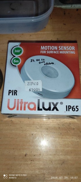 PIR Ultralux mozgsrzkel IP 65