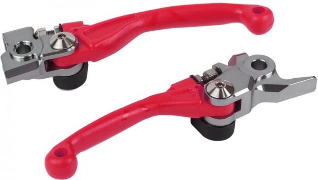 POLISPORT Pivot törhetetlen kar szett piros - Honda CR125R / 250R