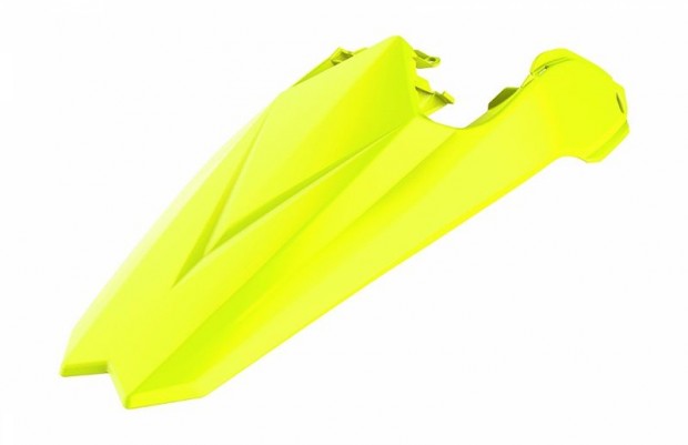 POLISPORT hátsó sárvédő + integrált oldalpanelek neon sárga Beta RR-he