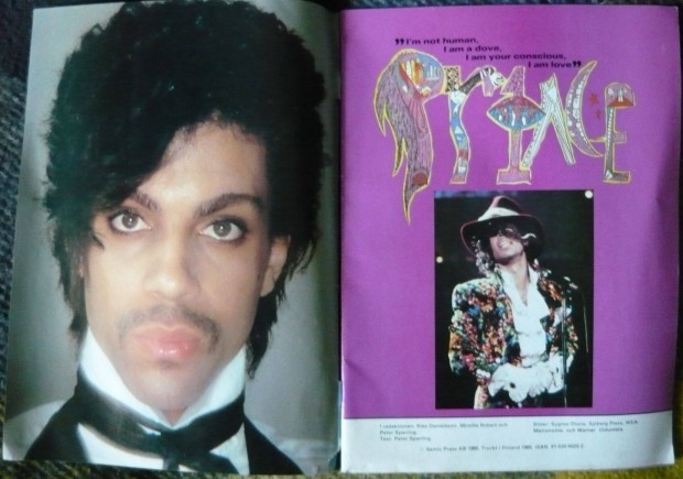 PRINCE posztermagazin (1985, finn)