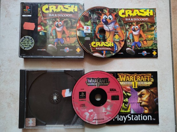 PS1 Crash Bandicoot, Warcraft 2 játékok