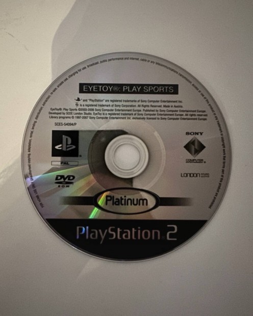 PS2 Eyetoy: Play Sports Platinum