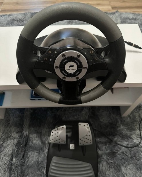 PS2 Fanatec Speedster 3 force feedback kormny