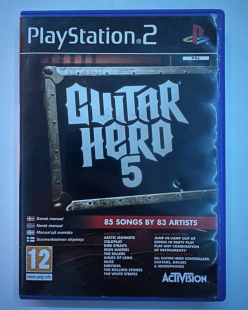 PS2 Guitar Hero 5