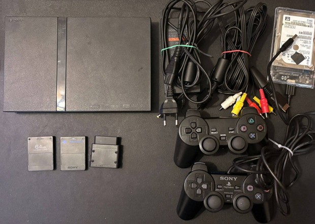 PS2 Slim + 750GB HDD