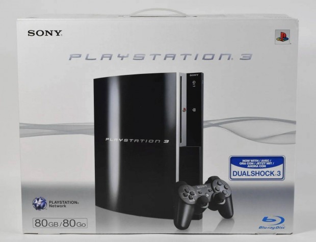 PS3 500 GB Hen 63 Jtkkal Bolti Tartozk Doboz Cfw -Hen