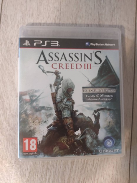 PS3 Assassins Creed 3 Csak 1500!