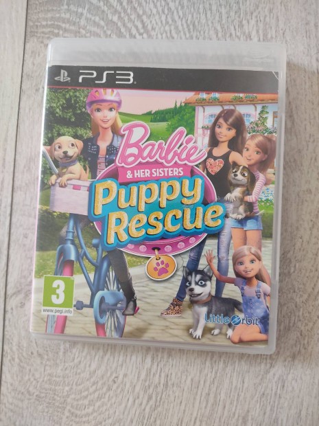 PS3 Barbie & Her Sisters Puppet Rescue Ritka!