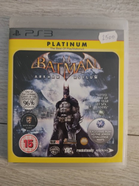 PS3 Batman Arkham Asylum Csak 2500