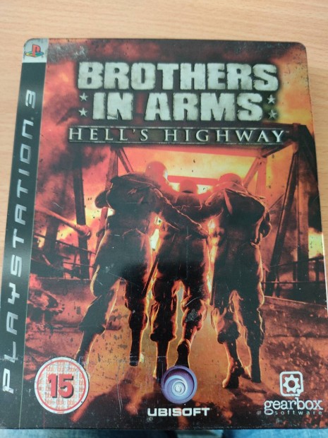 PS3 Brothers In Arms Steelbook Edition Ritka!