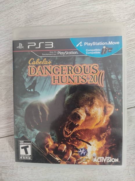 PS3 Cabela's Dangerous Hunts 2011 Ritka!