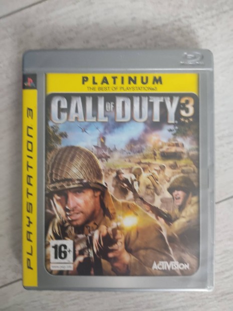 PS3 Call of Duty 3 Csak 3000!