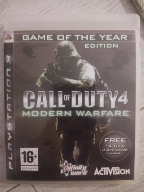 PS3 Call of Duty Modern Warfare GOTY Csak 3000!