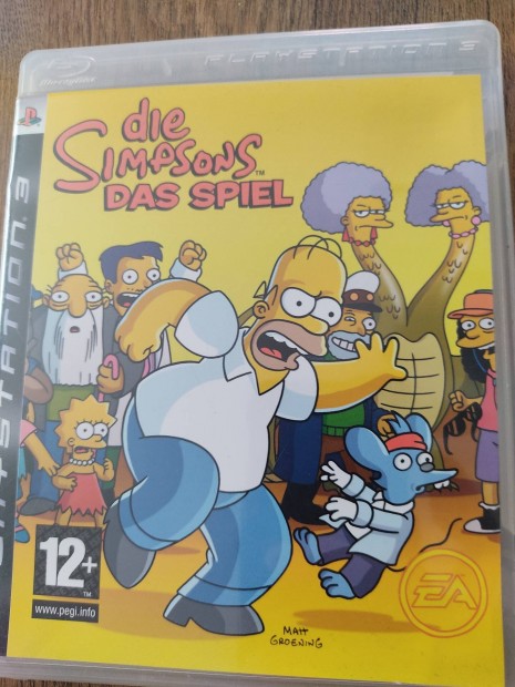 PS3 Die Simpsons Das Spiel Csak 3500!