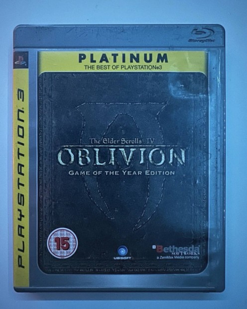 PS3 Elder Scrolls IV Oblivion Game of the Year Platinum