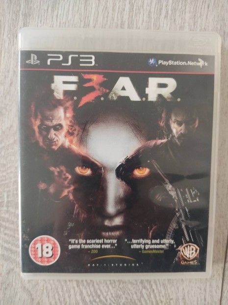 PS3 FEAR 3 Ritka!